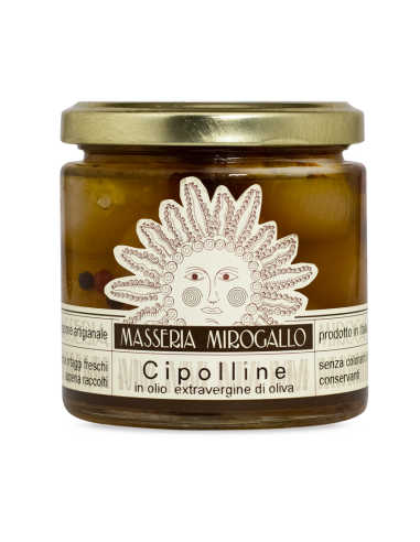 CIPOLLINE IN OLIO EXTRA VERGINE DI OLIVA